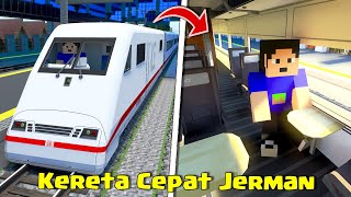 Bambang Naik Kereta Cepat Jerman Addon di MCPE [upl. by Finny]