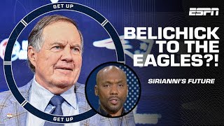 Eagles should DEFINITELY consider Bill Belichick 😯 Louis Riddick after Philly loses to Bucs  Get Up [upl. by Busey348]