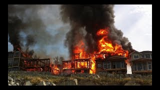 INCREDIBLE FIRE 5 HOUSES BURNED  FULL VERSION [upl. by Maghutte253]