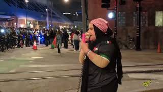 Palestine Protesters Rally Outside DNC Delegate Party at Salt Shed in Chicago Part 2 [upl. by Iblok356]