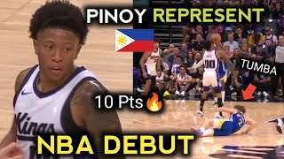 FilAm Boogie Ellis NBA Debut Game Sobrang Solid ang Laro  Highlights [upl. by Shah826]