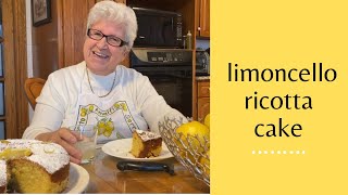 Super Lemony Italian Limoncello Ricotta Cake e56 [upl. by Gabler]