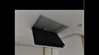 TV MOVING MFCS  Staffa TV motorizzata da soffitto  Motorized TV Ceiling Bracket [upl. by Season840]