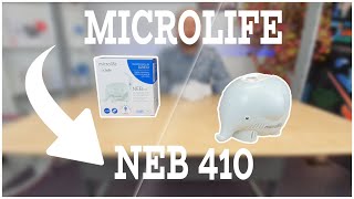 Inhalator tłokowy nebulizator Microlife NEB 410 review i sposób podłączenia [upl. by Elleinahc546]