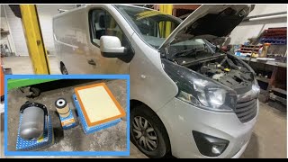 2015 Vauxhall Vivaro  Renault Trafic Engine service [upl. by Damita]