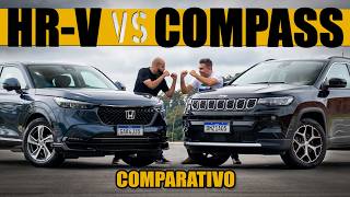 Jeep COMPASS VS Honda HRV quando o preço SUV compacto chega no SUV médio Qual comprar [upl. by Hijoung]