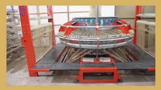 Circular loom woven jute sacks machinery [upl. by Panchito44]