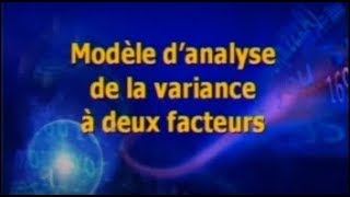 probabilité et statistique Leçon n25 Modèle de analyse de la variance à deux facteurs [upl. by Draillih]