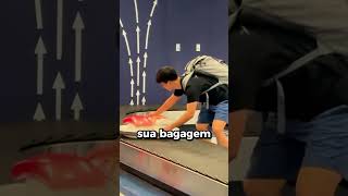 IDEIA PARA NÃO PERDER A MALA NO AEROPORTO KK shorts japão [upl. by Allayne560]