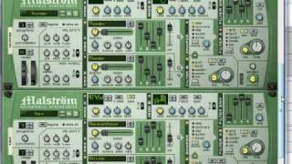 Rain and thunder storm Propellerhead Reason 4 [upl. by Ynaitirb]