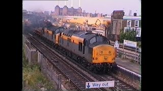 Railways British Railways Wandsworth Road Station 30th June 1994 [upl. by Sesilu377]