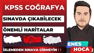 KPSS COĞRAFYA  Haritalardan Soru Kaçırmayın ❗ 2  ENES HOCA [upl. by Adnak]