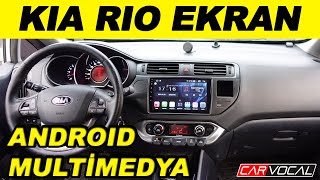 Kia Rio Android Multimedya Uygulama ve Tanıtım [upl. by Tilagram]