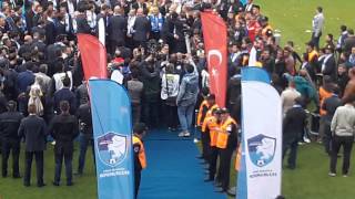 BB ERZURUMSPOR 3LİG ŞAMPİYONLUK KUPASI TÖRENİ 30042016 [upl. by Dnaltiak224]