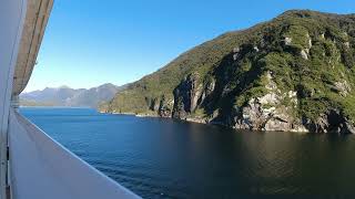 Royal Caribbean Ovation of the Seas New Zealand Doubtful Sound Complete Sailing In and Out [upl. by Georas]