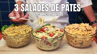 3 SALADES DE PÂTES  Des recettes rapides qui goûtent lété pour tous les goûts [upl. by Mitran148]