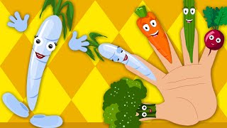 Finger Family  Vegetable Finger Family [upl. by Rairb]