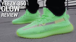 Adidas YEEZY Boost 350 V2 GLOW Review amp GIVEAWAY [upl. by Rozanne]