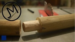 Circular Mortise amp Tenon Joint With A Table Saw Tip [upl. by Amadis11]