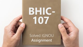 BHIC107 solved assignment 202425  BHIC107 solved assignment 2025  BHIC107 assignment [upl. by Hillary93]