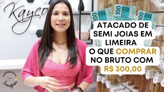 Atacado de semi joias O que comprar com R 30000 em uma loja de atacado de semi joias no bruto [upl. by Dragon]