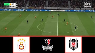 GALATASARAY VS BESIKTAS JK  TURKISH SL 20242025  FOOTBALL LIFE 2024 [upl. by Enaasiali]