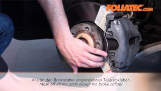 FOLIATEC video Brake Caliper Lacquer Set [upl. by Nylssej]