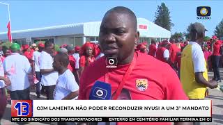 OJM LAMENTA A FALTA DE quotPODERESquot PARA GARANTIR MAIS UM MANDATO PARA FILIPE NYUSI [upl. by Alekin]