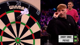 Angry Ginge vs Pieface 🎯  2024 Premier League Darts [upl. by Dukey]