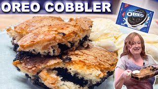 OREO COBBLER Easy amp Delicious Dessert Recipe [upl. by Arriec652]