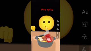 Spicy challenge 🥵🍗🔥 funny comedy [upl. by Yleak705]