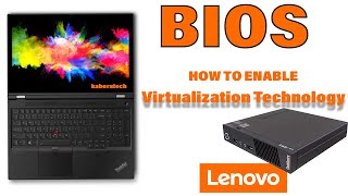 How to enable Virtualization Technology on Lenovo PC [upl. by Bekelja656]