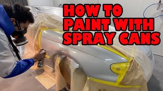 How to paint with Spray Cans [upl. by Linson]