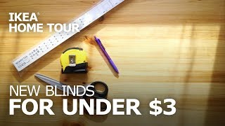 DIY IKEA SCHOTTIS Blinds Installation  IKEA Home Tour [upl. by Binnie]