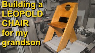 Building a Leopold chair for my grandson [upl. by Htederem]