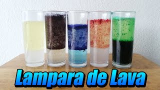 Experimento 5 Formas de hacer una lampara de lava [upl. by Belldas933]