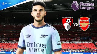 FC 25  BOURNEMOUTH VS ARSENAL FT STERLING CALAFIORI  PREMIER LEAGUE 2425 FULL MATCH  4K [upl. by Ahtiek]