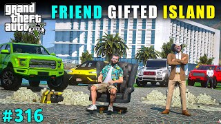 MICHAELS NEW PRIVATE ISLAND AS A GIFT  GTA V GAMEPLAY 316  GTA 5 [upl. by Noswal]