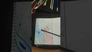 Drawing touya todoroki vs  Parte 1 anime bokunoheroacadem [upl. by Nerha52]