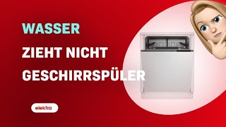 Wie man einen Elektra Bregenz GIV 53250 S Geschirrspüler repariert der kein Wasser zieht [upl. by Kask]