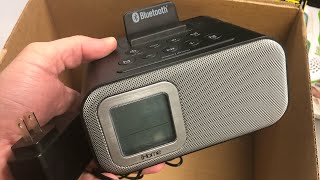 How to Set TimeAlarm on iHome IBN22 Bluetooth Alarm Radio [upl. by Notnilc]