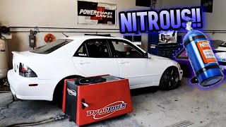 1000Hp Is300 Gets Nitrous  Problems on the Dyno [upl. by Damahom259]