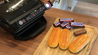 Snickers Sandwich im Tefal OptiGrill [upl. by Erlewine]