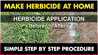 How to make WEED KILLER  HERBICIDE at home  How to Kill weeds Naturally  Organic Herbicide [upl. by Eannyl]