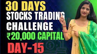 Live intraday trading  Trailing SL  Stocks Trading  Day 15 [upl. by Christine]