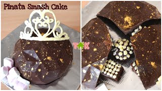 Pinata Cake  Chocolate Smash Cake  How to make Trending Pinata Cake with surprise inside  3D Cake [upl. by Eneg]