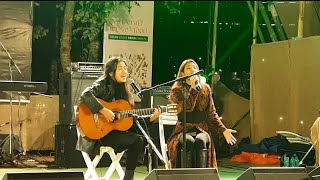 Maya Lyngdoh and Meba Ofilia share Live Stage Performance [upl. by Orrocos939]