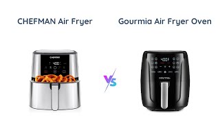 Chefman Air Fryer vs Gourmia Air Fryer Oven  Which is Better [upl. by Eyahs]