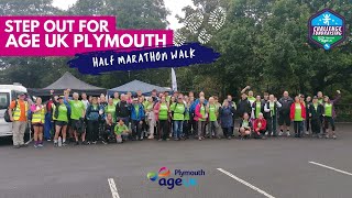 Step Out For Age UK Plymouth 2023  Half Marathon Walk [upl. by Lenrad]