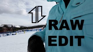 RAW AF snowboard editing Some nice thoughts at least [upl. by Roseann126]